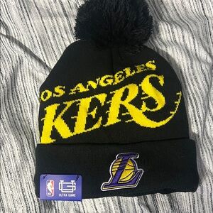 Los Angeles Lakers Black Beanie